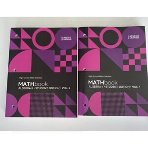 Bundle: Algebra 2 Carnegie Learning High School Math Solution 4th Edition 1 &2